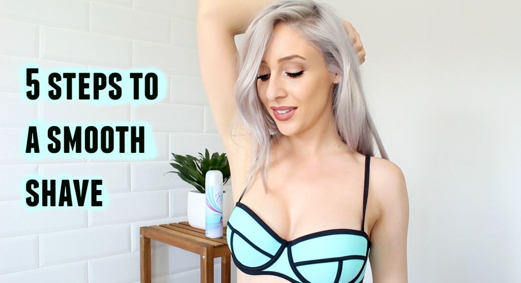 how to shave underarms