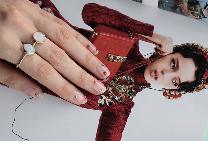 jenny packham aw15 nails
