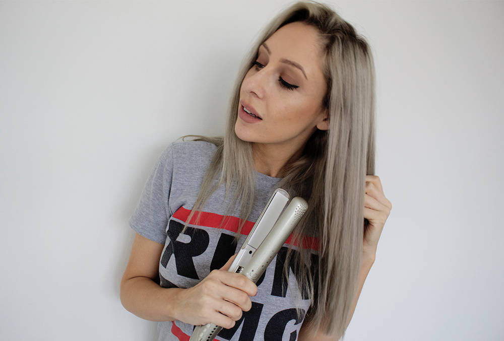 ghd Advanced Split End Therapy and V Arctic Gold Styler