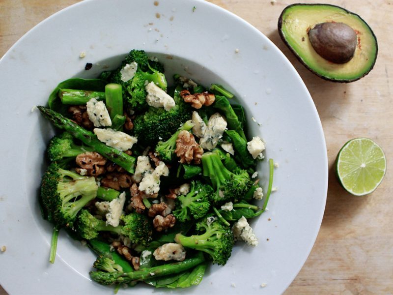 healthy green salad