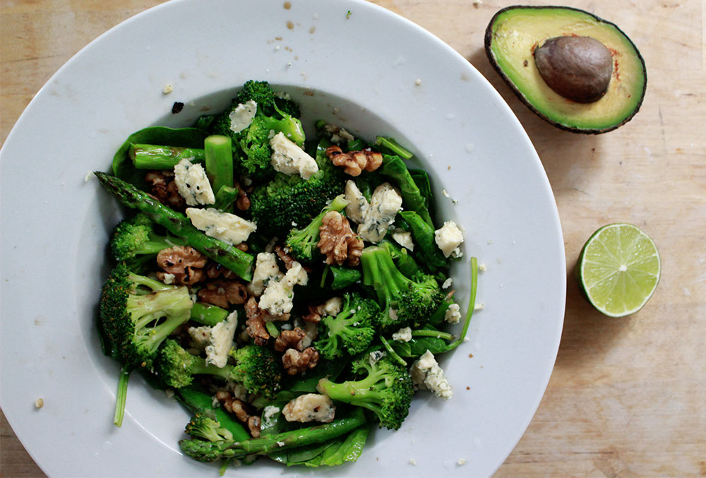 healthy green salad