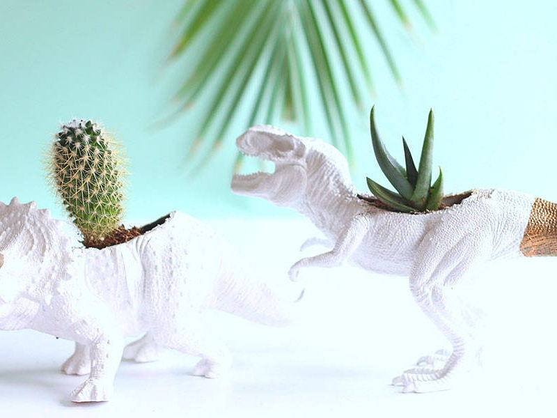 Dino planters